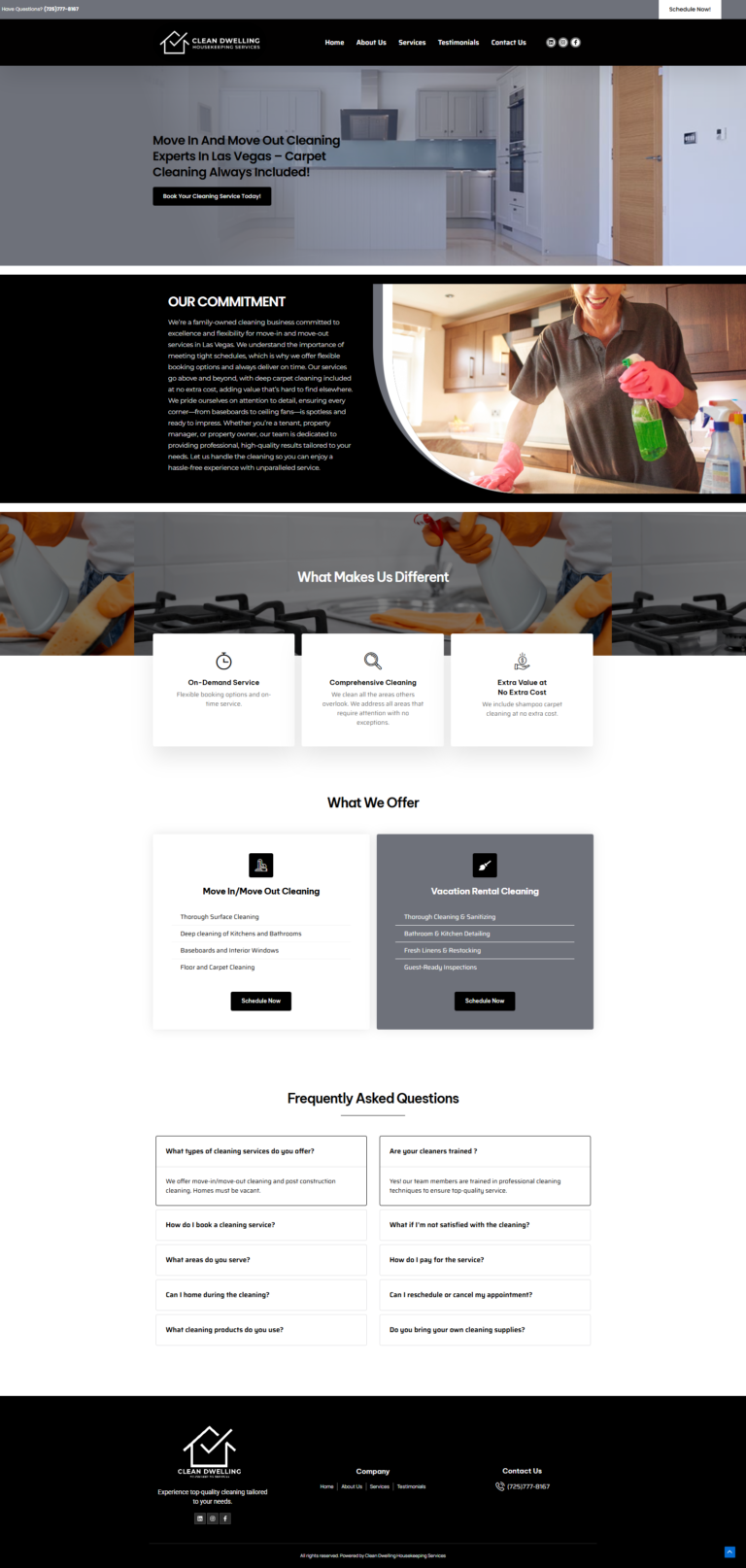 Successful web development project by Dev Dexterous