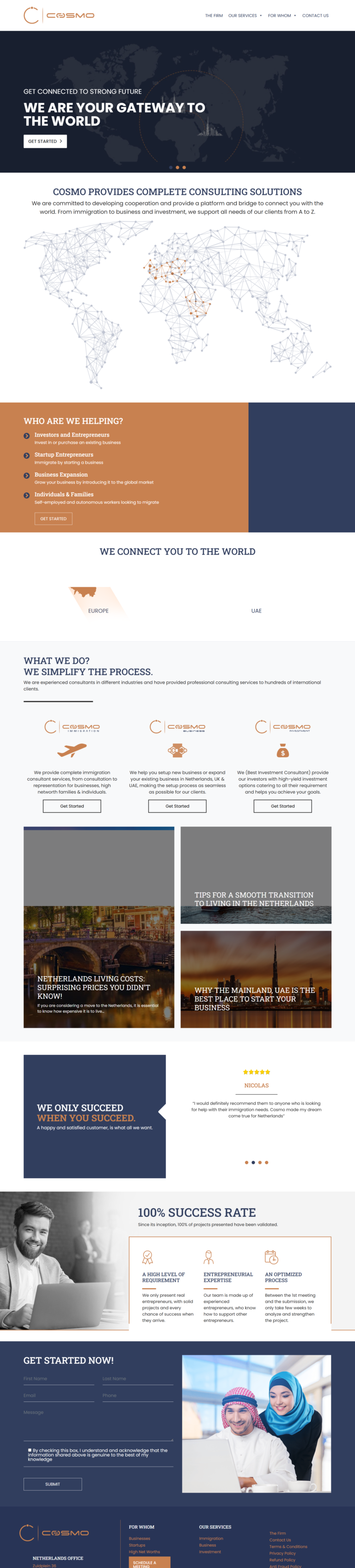 Successful web development project by Dev Dexterous