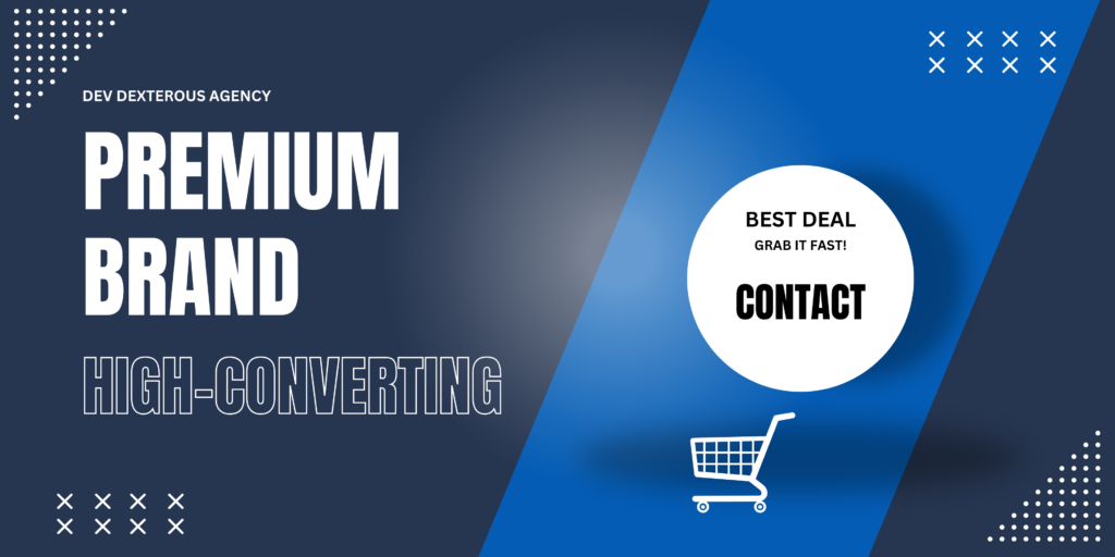 Premium Brand Website ( Contact First )